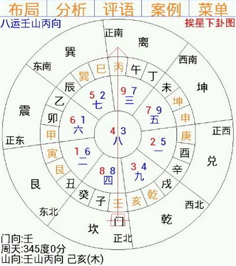 玄空飞星排盘|玄空飞星排盘，玄空风水排盘，在线排盘